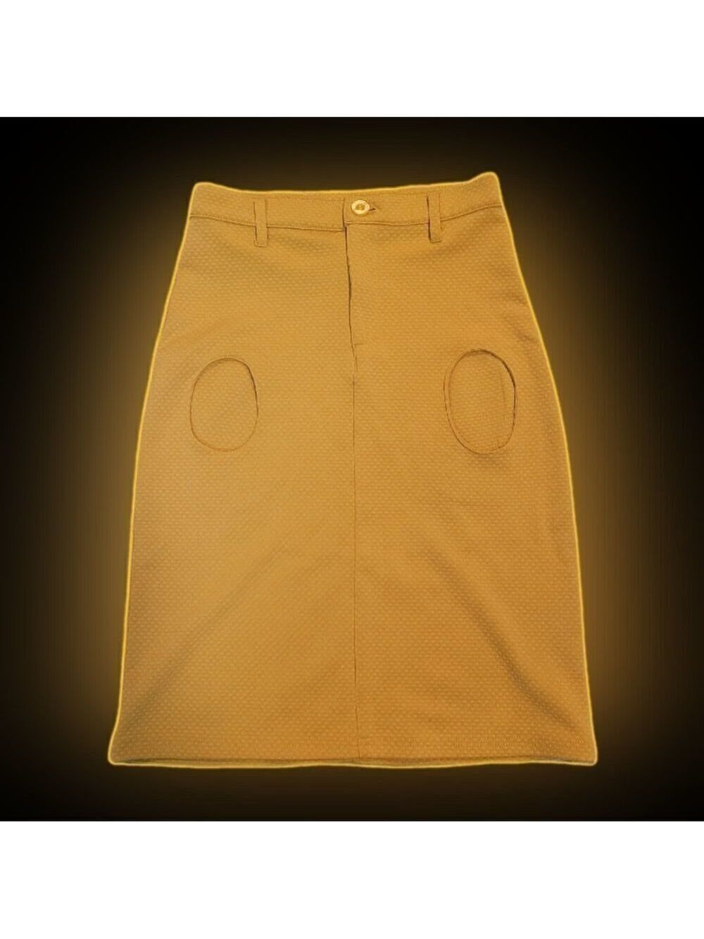 Coco By Little Cocoon Mustard Skirt with Pockets & Belt Loops - Size 8T
